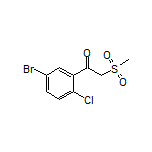 1-(5-Bromo-2-chlorophenyl)-2-(methylsulfonyl)ethan-1-one