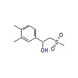 1-(3,4-Dimethylphenyl)-2-(methylsulfonyl)ethan-1-ol