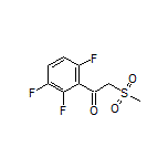 2-(Methylsulfonyl)-1-(2,3,6-trifluorophenyl)ethan-1-one