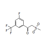 1-[3-Fluoro-5-(trifluoromethyl)phenyl]-2-(methylsulfonyl)ethan-1-one