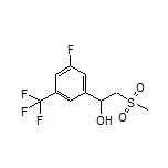 1-[3-Fluoro-5-(trifluoromethyl)phenyl]-2-(methylsulfonyl)ethan-1-ol