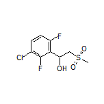 1-(3-Chloro-2,6-difluorophenyl)-2-(methylsulfonyl)ethan-1-ol