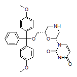 1-[(2R,6S)-6-[[Bis(4-methoxyphenyl)(phenyl)methoxy]methyl]-2-morpholinyl]pyrimidine-2,4(1H,3H)-dione