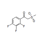 2-(Methylsulfonyl)-1-(2,3,4-trifluorophenyl)ethan-1-one