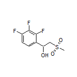 2-(Methylsulfonyl)-1-(2,3,4-trifluorophenyl)ethan-1-ol