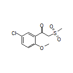 1-(5-Chloro-2-methoxyphenyl)-2-(methylsulfonyl)ethan-1-one