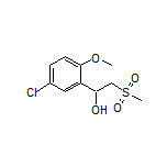 1-(5-Chloro-2-methoxyphenyl)-2-(methylsulfonyl)ethan-1-ol