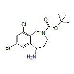 2-Boc-7-bromo-9-chloro-2,3,4,5-tetrahydro-1H-benzo[c]azepin-5-amine