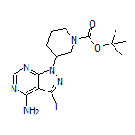 4-Amino-1-(1-Boc-piperidin-3-yl)-3-iodo-1H-pyrazolo[3,4-d]pyrimidine