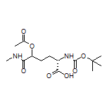 (2S)-5-Acetoxy-2-(Boc-amino)-6-(methylamino)-6-oxohexanoic Acid