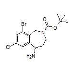 2-Boc-9-bromo-7-chloro-2,3,4,5-tetrahydro-1H-benzo[c]azepin-5-amine