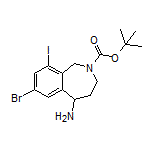 2-Boc-7-bromo-9-iodo-2,3,4,5-tetrahydro-1H-benzo[c]azepin-5-amine