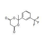 2-Methyl-2-[3-(trifluoromethyl)phenyl]-1,3-dioxane-4,6-dione