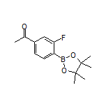 4-Acetyl-2-fluorophenylboronic Acid Pinacol Ester