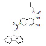 (S)-3-[1-Fmoc-4-piperidyl]-2-[[(allyloxy)carbonyl]amino]propanoic Acid