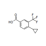 4-Cyclopropyl-3-(trifluoromethyl)benzoic Acid