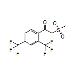 1-[2,4-Bis(trifluoromethyl)phenyl]-2-(methylsulfonyl)ethan-1-one