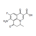 8-Amino-9-fluoro-5-methyl-1,7-dioxo-1,5,6,7-tetrahydropyrido[3,2,1-ij]quinoline-2-carboxylic Acid