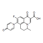 9-Fluoro-5-methyl-1-oxo-8-[4-oxopyridin-1(4H)-yl]-1,5,6,7-tetrahydropyrido[3,2,1-ij]quinoline-2-carboxylic Acid