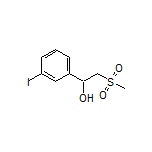 1-(3-Iodophenyl)-2-(methylsulfonyl)ethan-1-ol