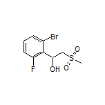 1-(2-Bromo-6-fluorophenyl)-2-(methylsulfonyl)ethan-1-ol