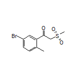 1-(5-Bromo-2-methylphenyl)-2-(methylsulfonyl)ethan-1-one