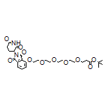 tert-Butyl 1-[[2-(2,6-Dioxo-3-piperidyl)-1,3-dioxoisoindolin-4-yl]oxy]-3,6,9,12-tetraoxapentadecan-15-oate