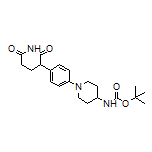 3-[4-[4-(Boc-amino)-1-piperidyl]phenyl]piperidine-2,6-dione