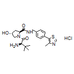 (2S,4R)-1-[(R)-2-Amino-3,3-dimethylbutanoyl]-4-hydroxy-N-[4-(4-methyl-5-thiazolyl)benzyl]pyrrolidine-2-carboxamide Hydrochloride