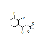 1-(2-Bromo-3-fluorophenyl)-2-(methylsulfonyl)ethan-1-one