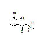 1-(3-Bromo-2-chlorophenyl)-2-(methylsulfonyl)ethan-1-one