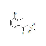 1-(3-Bromo-2-methylphenyl)-2-(methylsulfonyl)ethan-1-one