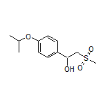 1-(4-Isopropoxyphenyl)-2-(methylsulfonyl)ethan-1-ol