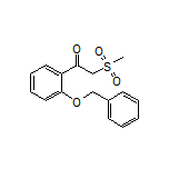 1-[2-(Benzyloxy)phenyl]-2-(methylsulfonyl)ethan-1-one