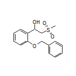 1-[2-(Benzyloxy)phenyl]-2-(methylsulfonyl)ethan-1-ol