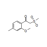 1-(2-Methoxy-4-methylphenyl)-2-(methylsulfonyl)ethan-1-one