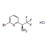 (S)-1-(6-Bromo-2-pyridyl)-2,2,2-trifluoroethanamine Hydrochloride