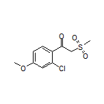 1-(2-Chloro-4-methoxyphenyl)-2-(methylsulfonyl)ethan-1-one