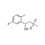 1-(5-Fluoro-2-methylphenyl)-2-(methylsulfonyl)ethan-1-ol