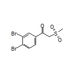 1-(3,4-Dibromophenyl)-2-(methylsulfonyl)ethan-1-one