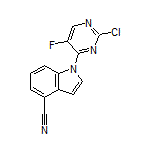 1-(2-Chloro-5-fluoro-4-pyrimidinyl)-1H-indole-4-carbonitrile