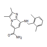 8-[(2,6-Dimethylbenzyl)amino]-2,3-dimethylimidazo[1,2-a]pyridine-6-carboxamide