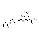 4-Boc-3-[3-(4-Boc-1-piperazinyl)propoxy]-5-nitrobenzamide