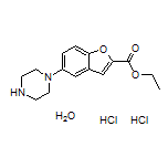 Ethyl 5-(1-Piperazinyl)benzofuran-2-carboxylate Dihydrochloride Hydrate