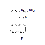 4-(4-Fluoro-1-naphthyl)-6-isopropylpyrimidin-2-amine