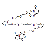 Bis(2,5-dioxo-1-pyrrolidinyl) 3,6,9,12,15,18,21,24,27,30,33-undecaoxapentatriacontane-1,35-diyl Dicarbonate