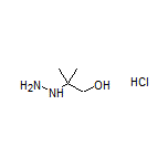 2-Hydrazinyl-2-methyl-1-propanol Hydrochloride