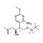 (2S,3S)-2-[4-Amino-2-(methylthio)-5-pyrimidinyl]-1-[(tert-butyldimethylsilyl)oxy]-2,5-dimethylhex-5-en-3-ol