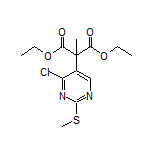 Diethyl 2-[4-Chloro-2-(methylthio)pyrimidin-5-yl]-2-methylmalonate