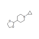 1-Cyclopropyl-4-(1,3-dioxolan-2-yl)piperidine